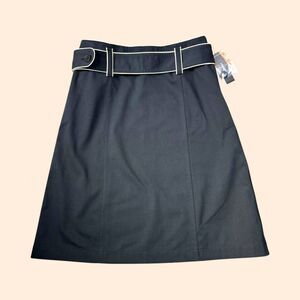 DKNY Vintage Black Cotton Pencil Skirt